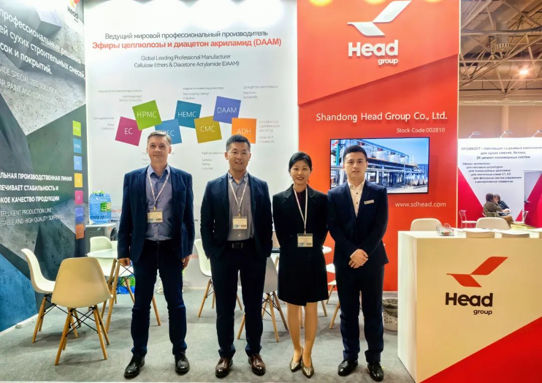 英国beat365官方网站入口集团闪耀亮相俄罗斯砂浆展，Headcel纤维素醚“高品质”展示“强实力”！